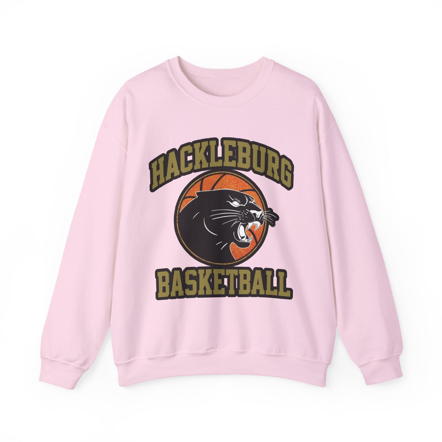 Adult Crewneck Sweatshirt \ Hackleburg Panther Basketball \ HPBK1