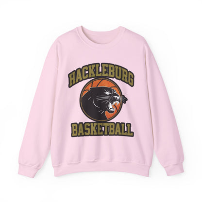 Adult Crewneck Sweatshirt \ Hackleburg Panther Basketball \ HPBK1