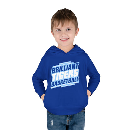 Toddler Hoodie Sweatshirt \ Brilliant Tigers Basketball \ BTBK2