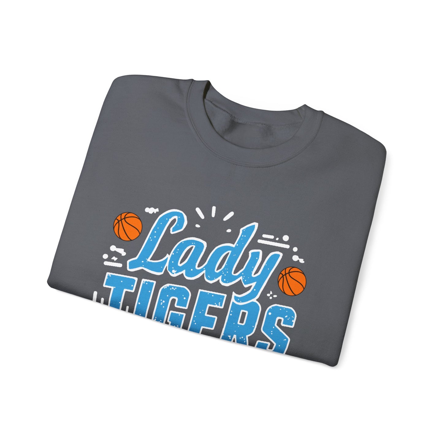 Adult Crewneck Sweatshirt \ Brilliant Tigers Basketball \ BTBKG1