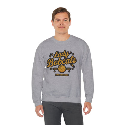 Adult Crewneck Sweatshirt \ Phil Campbell Bobcats Basketball \ PCBBKG2