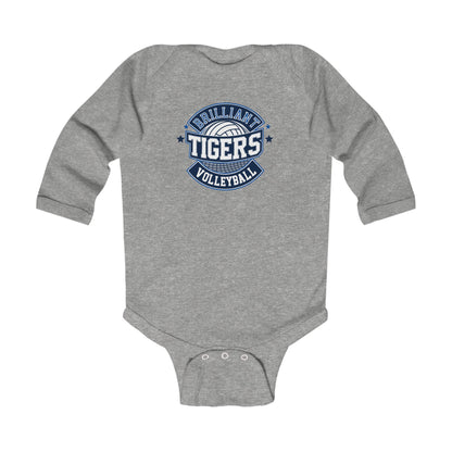 Long Sleeve Baby Bodysuit \ Brilliant Tigers Volleyball \ BTV1