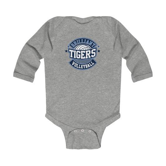 Long Sleeve Baby Bodysuit \ Brilliant Tigers Volleyball \ BTV1