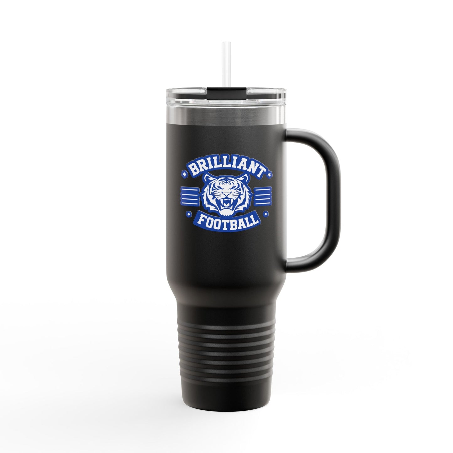 40oz  Insulated Tumbler \ Brilliant Tigers Football \ BTF2