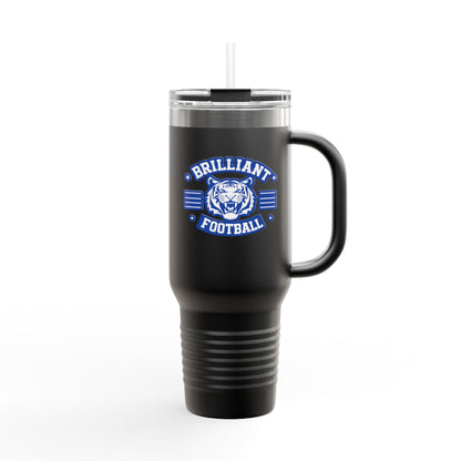 40oz  Insulated Tumbler \ Brilliant Tigers Football \ BTF2