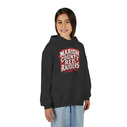 Youth Hoodie Sweatshirt \ Marion County Red Raiders \ MC1