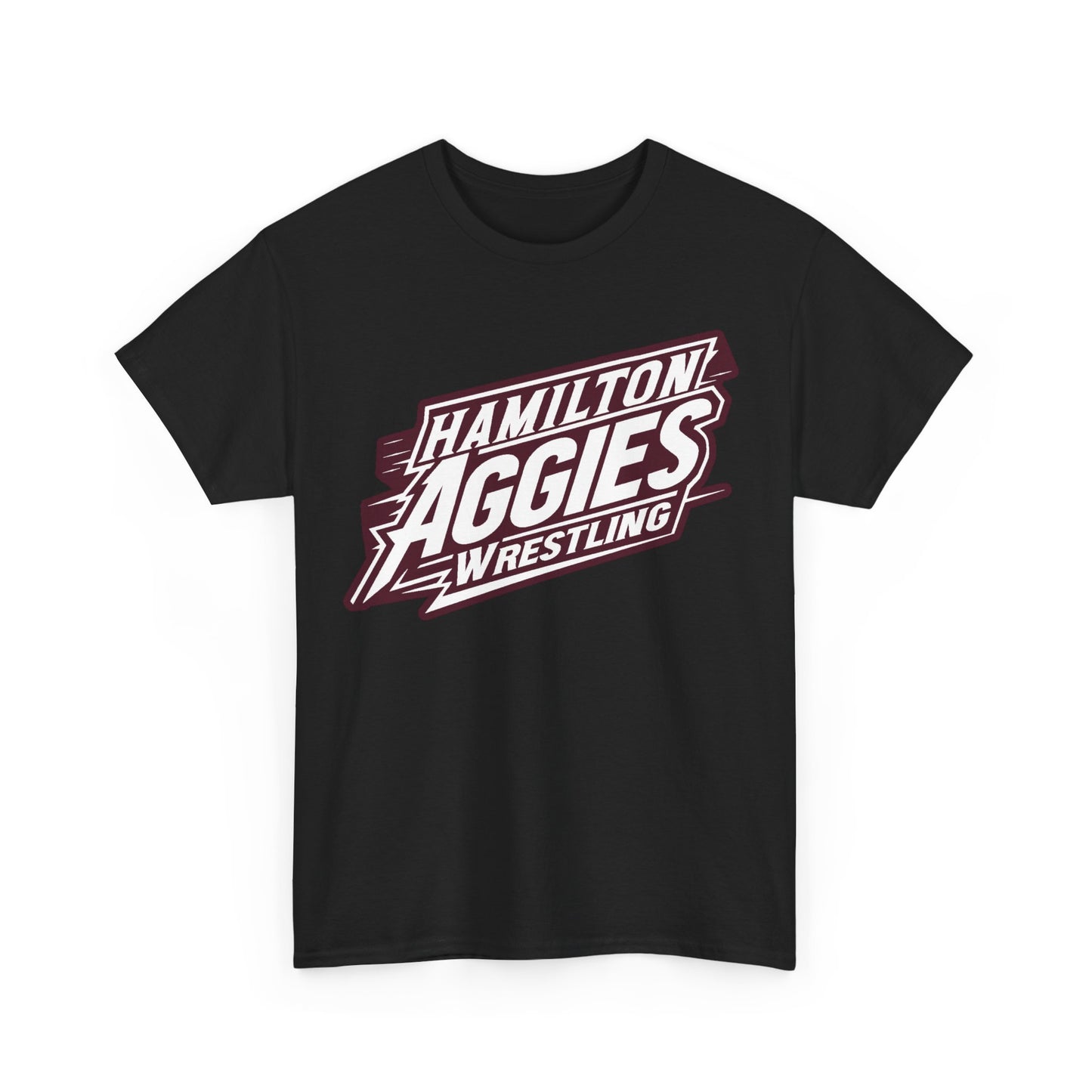 Adult Tee \ Hamilton Aggies Wrestling \ HAW1