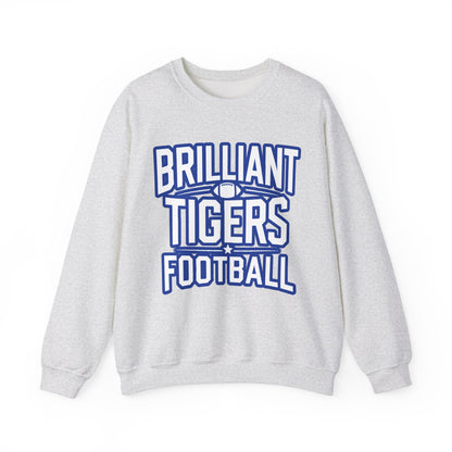 Adult Crewneck Sweatshirt \ Brilliant Tigers Football \ BTF1