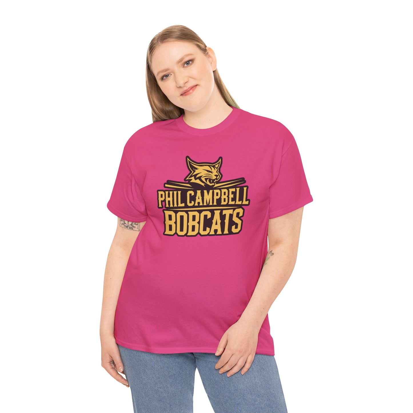 Adult Tee \ Phil Campbell Bobcats \ PCB2