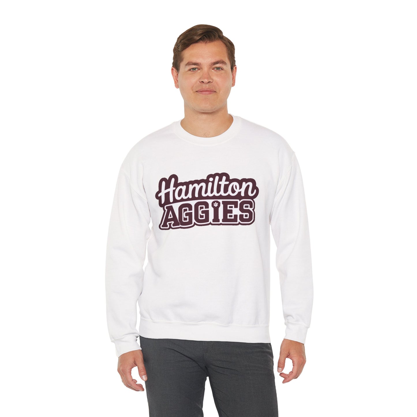 Adult Crewneck Sweatshirt \ Hamilton Aggies \ HAG2