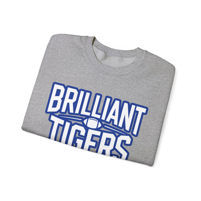 Adult Crewneck Sweatshirt \ Brilliant Tigers Football \ BTF1