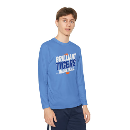 Youth Long Sleeve Tee \ Brilliant Tigers Basketball \ BTBK1