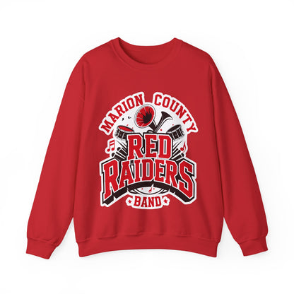 Adult Crewneck Sweatshirt \ Marion County Red Raiders Band \ MCB2