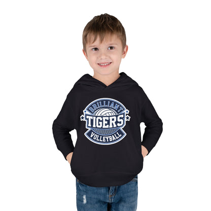 Toddler Hoodie Sweatshirt \ Brilliant Tigers Volleyball \ BTV1