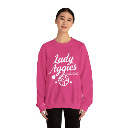 Adult Crewneck Sweatshirt \ Hamilton Aggies Basketball \ HABBG2