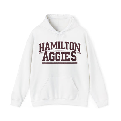 Adult Hoodie Sweatshirt \ Hamilton Aggies \ HA2