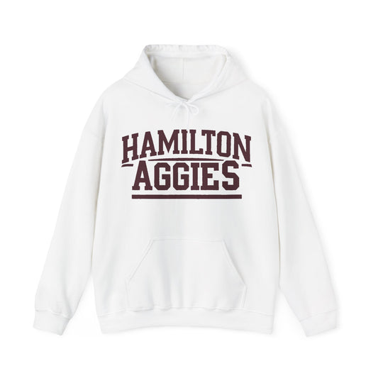 Adult Hoodie Sweatshirt \ Hamilton Aggies \ HA2