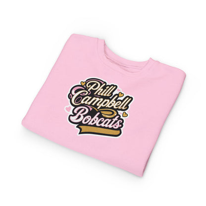 Toddler Crewneck Sweatshirt \ Phill Campbell Bobcats \ PCBG1
