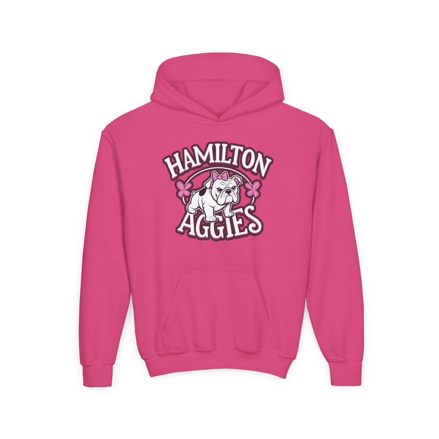 Youth Hooded Sweatshirt \ Hamilton Aggies \ HAG4