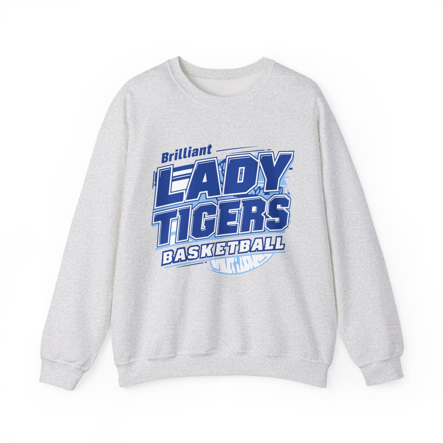 Adult Crewneck Sweatshirt \ Brilliant Tigers Basketball \ BTBKG2