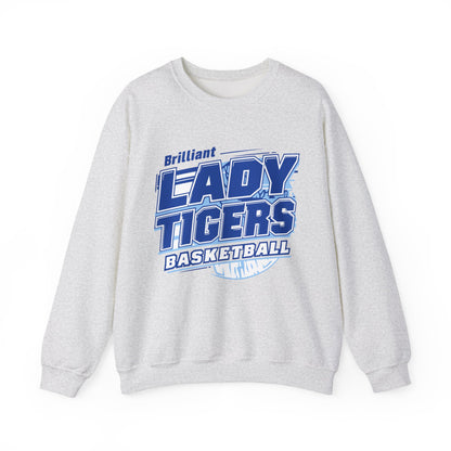 Adult Crewneck Sweatshirt \ Brilliant Tigers Basketball \ BTBKG2