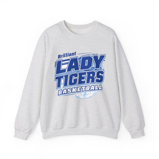 Adult Crewneck Sweatshirt \ Brilliant Tigers Basketball \ BTBKG2