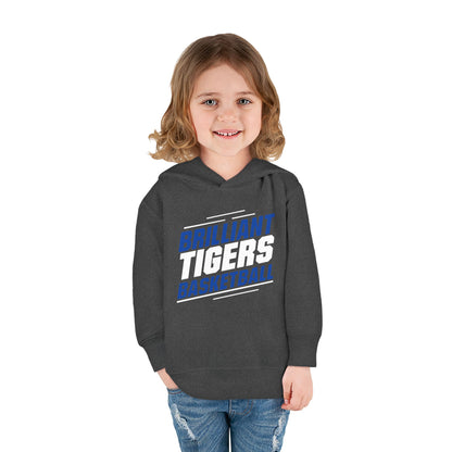 Toddler Hoodie Sweatshirt \ Brilliant Tigers Basketball \ BTBK2