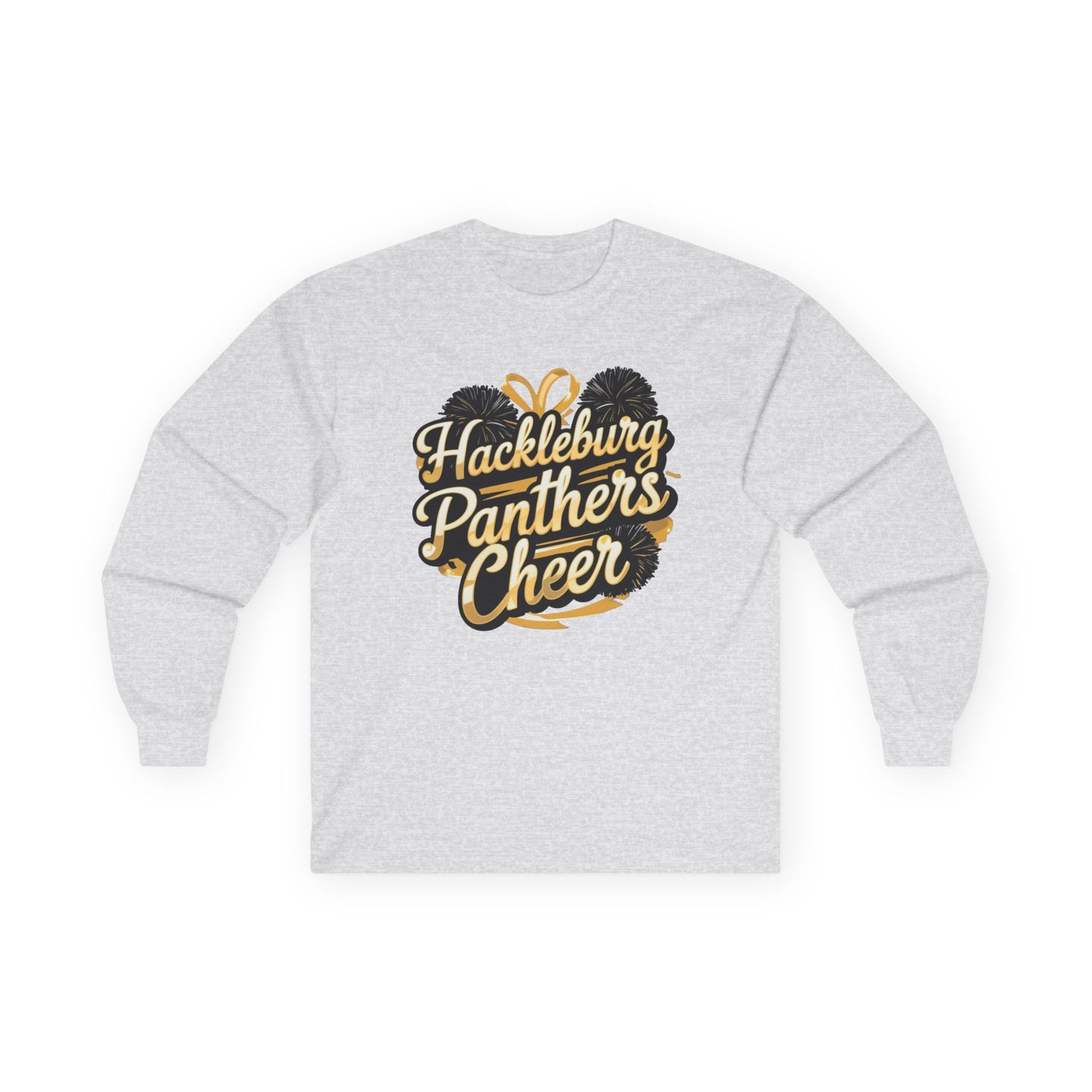 Adult Long Sleeve Tee \ Hackleburg Panthers Cheer \ HPC2