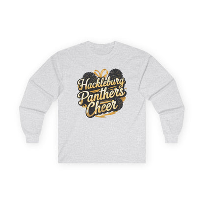 Adult Long Sleeve Tee \ Hackleburg Panthers Cheer \ HPC2