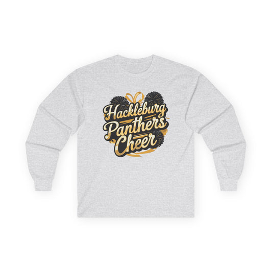 Adult Long Sleeve Tee \ Hackleburg Panthers Cheer \ HPC2