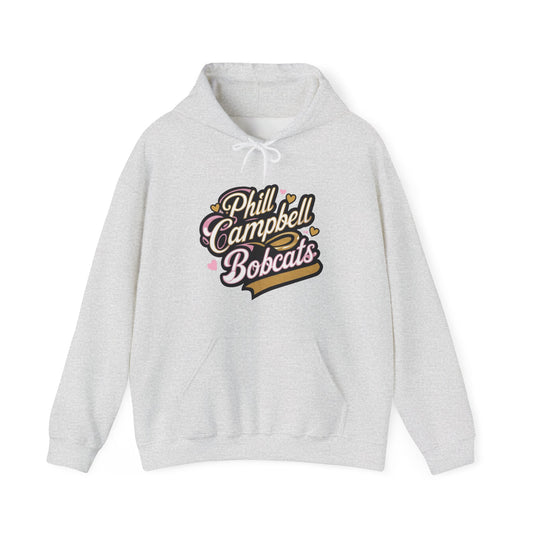 Adult Hoodie Sweatshirt \ Phill Campbell Bobcats \ PCBG1