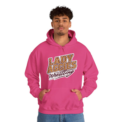 Adult Hoodie Sweatshirt \ Hamilton Aggies Wrestling \ HAWG3