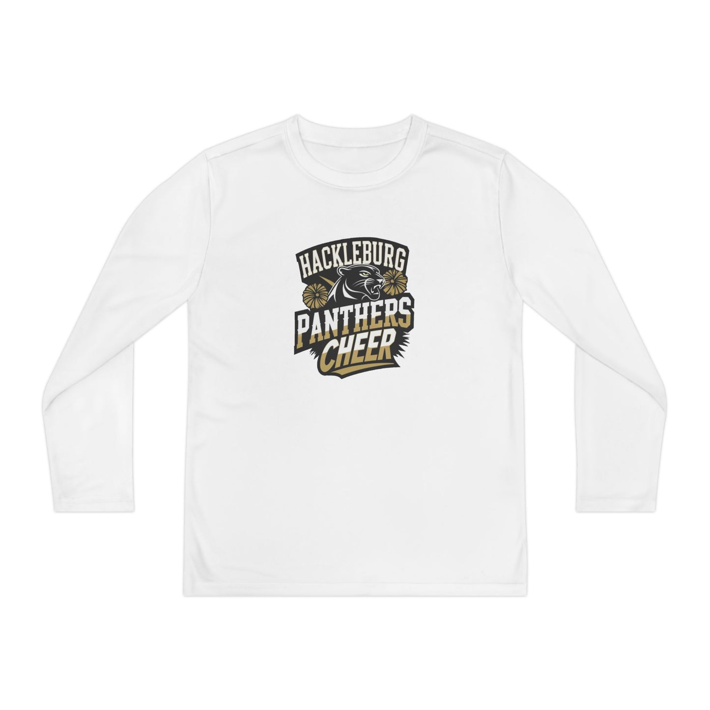 Youth Long Sleeve Tee \ Hackleburg Panthers Cheer \ HPC1