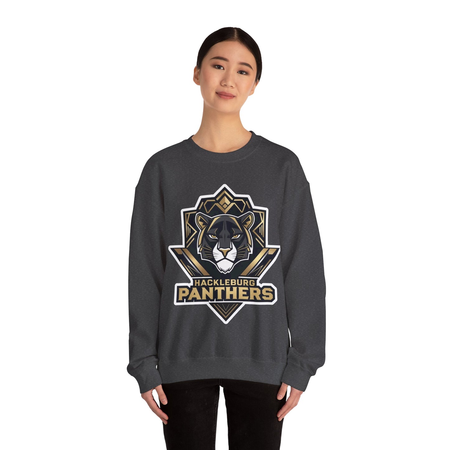 Adult Crewneck Sweatshirt \ Hackleburg Panthers \ HP1