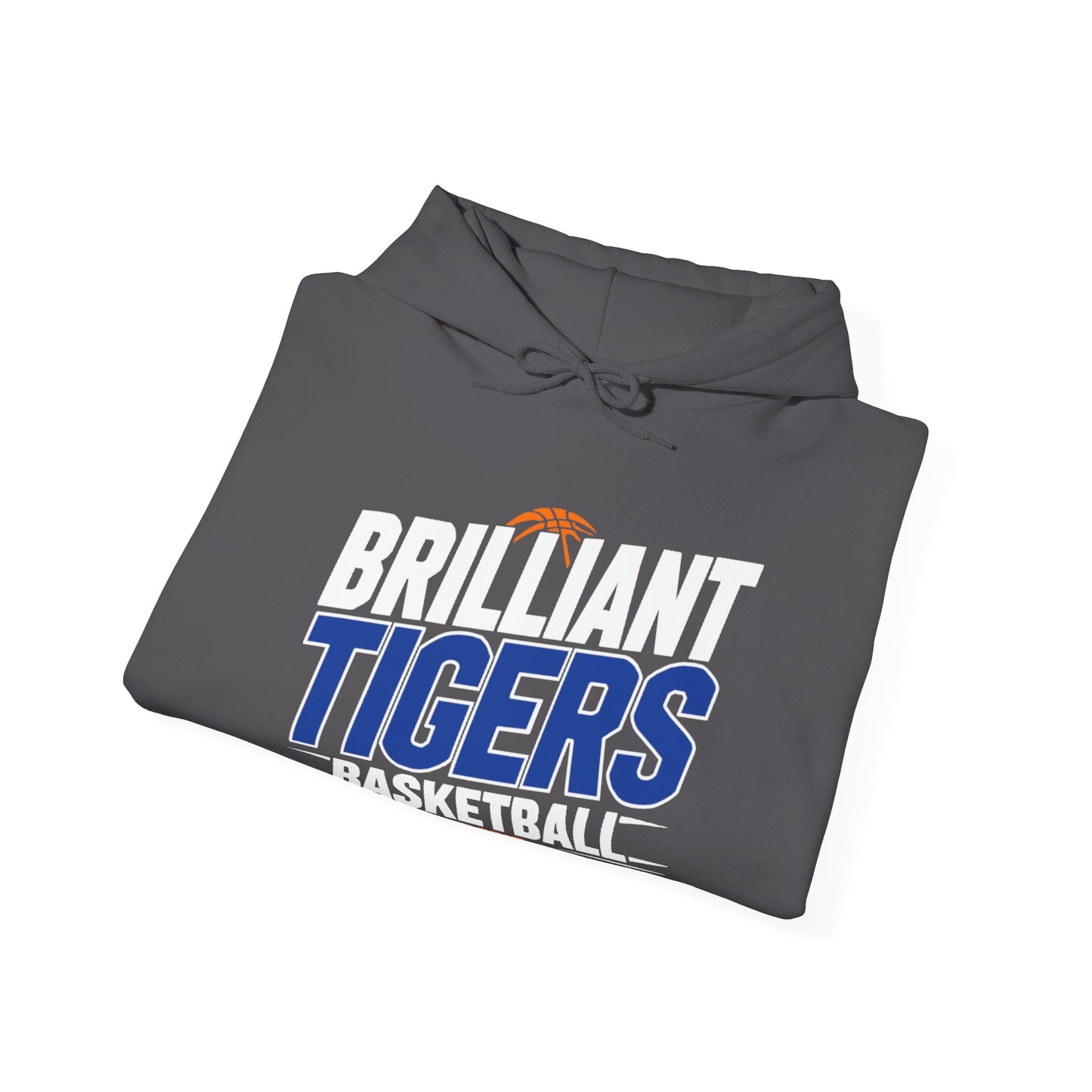 Adult Hoodie Sweatshirt \ Brilliant Tigers Basketball \ BTBK1