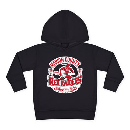 Toddler Hoodie Sweatshirt \ Marion County Red Raiders Cross-Country \ MCCC2