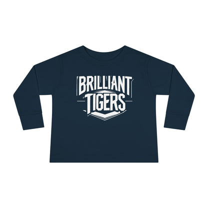 Toddler Long Sleeve Tee \ Brilliant Tigers \ BT2
