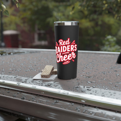 22oz Copper Insulated Tumbler \ Marion County Red Raiders Cheer \ MCC1