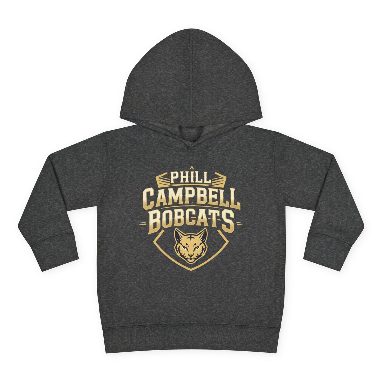 Toddler Hoodie Sweatshirt \ Phill Campbell Bobcats \ PCB1