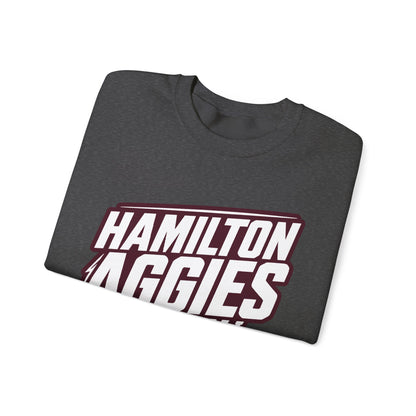Adult Crewneck Sweatshirt \ Hamilton Aggies Basketball \ HABK2