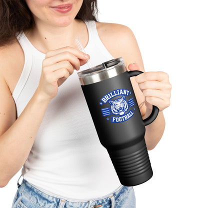 40oz  Insulated Tumbler \ Brilliant Tigers Football \ BTF2