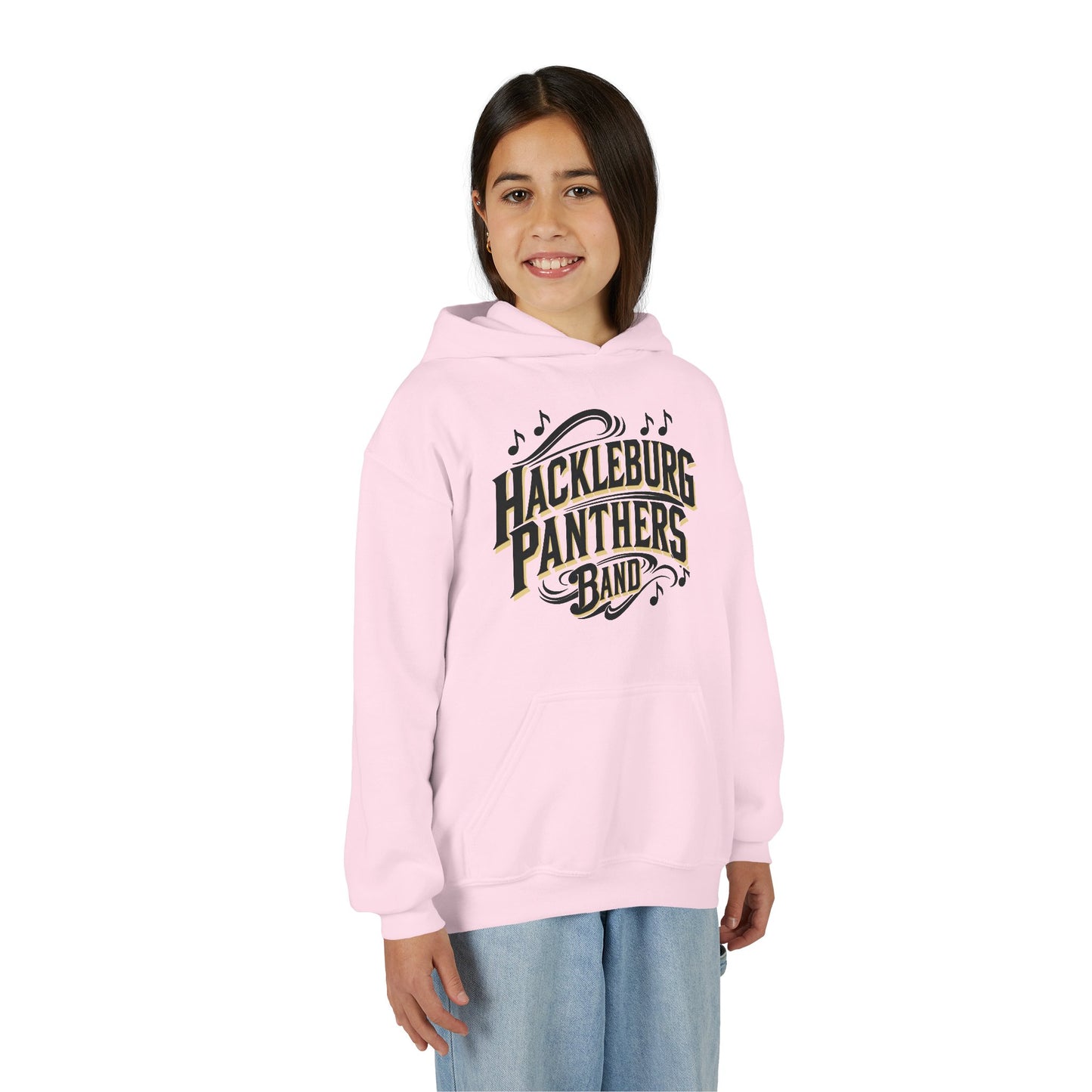 Youth Hoodie Sweatshirt \ Hackleburg Panthers Band \ HPB1