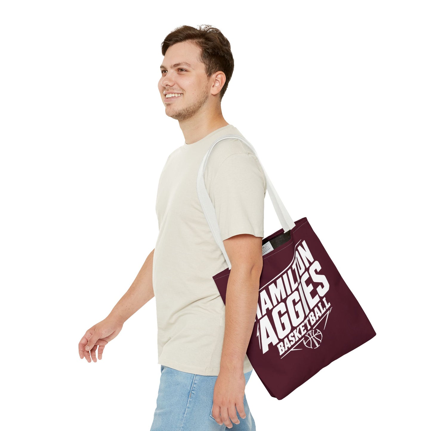 Tote Bag \ Hamilton Aggies Basketball \ HABB2