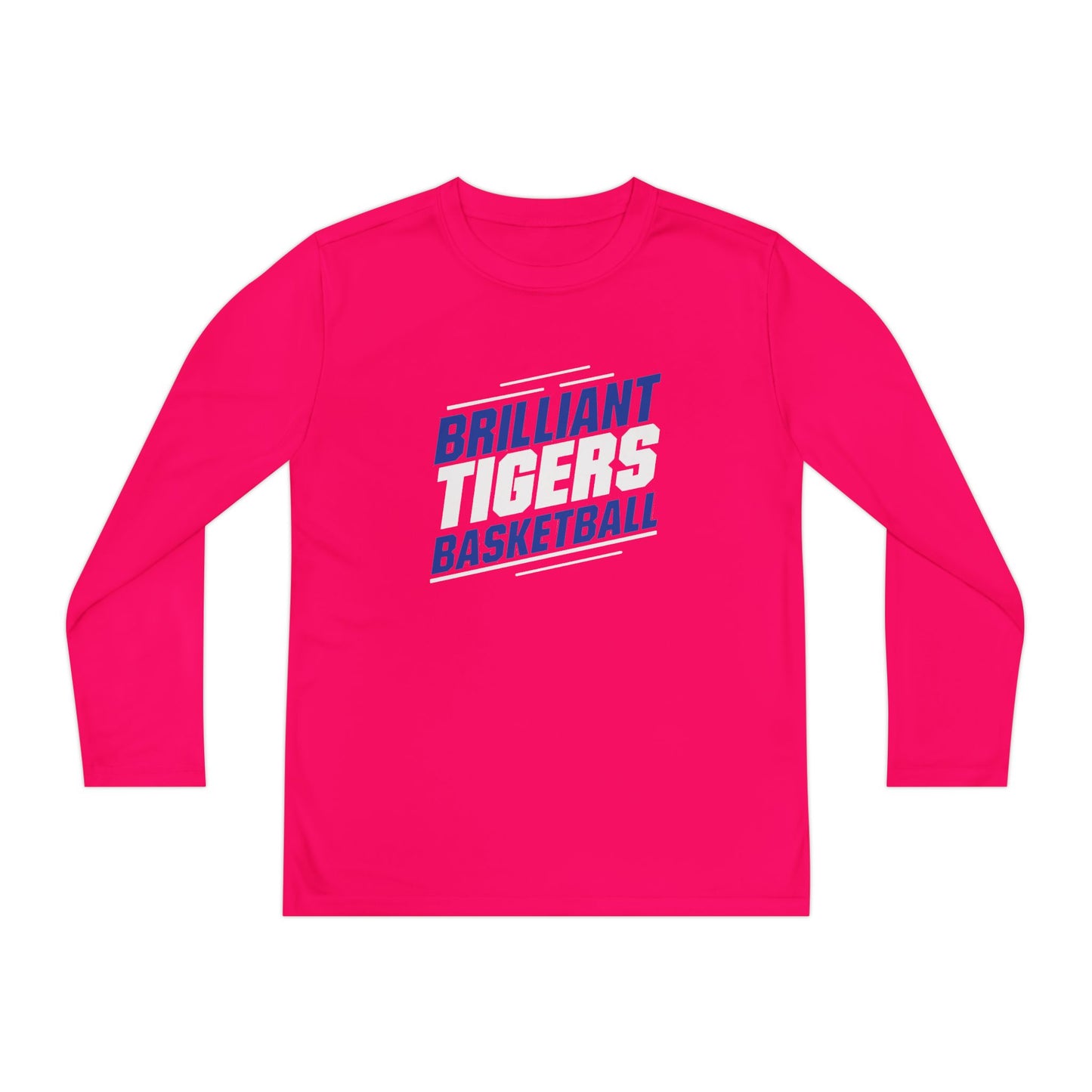 Youth Long Sleeve Tee \ Brilliant Tigers Basketball \ BTBK2