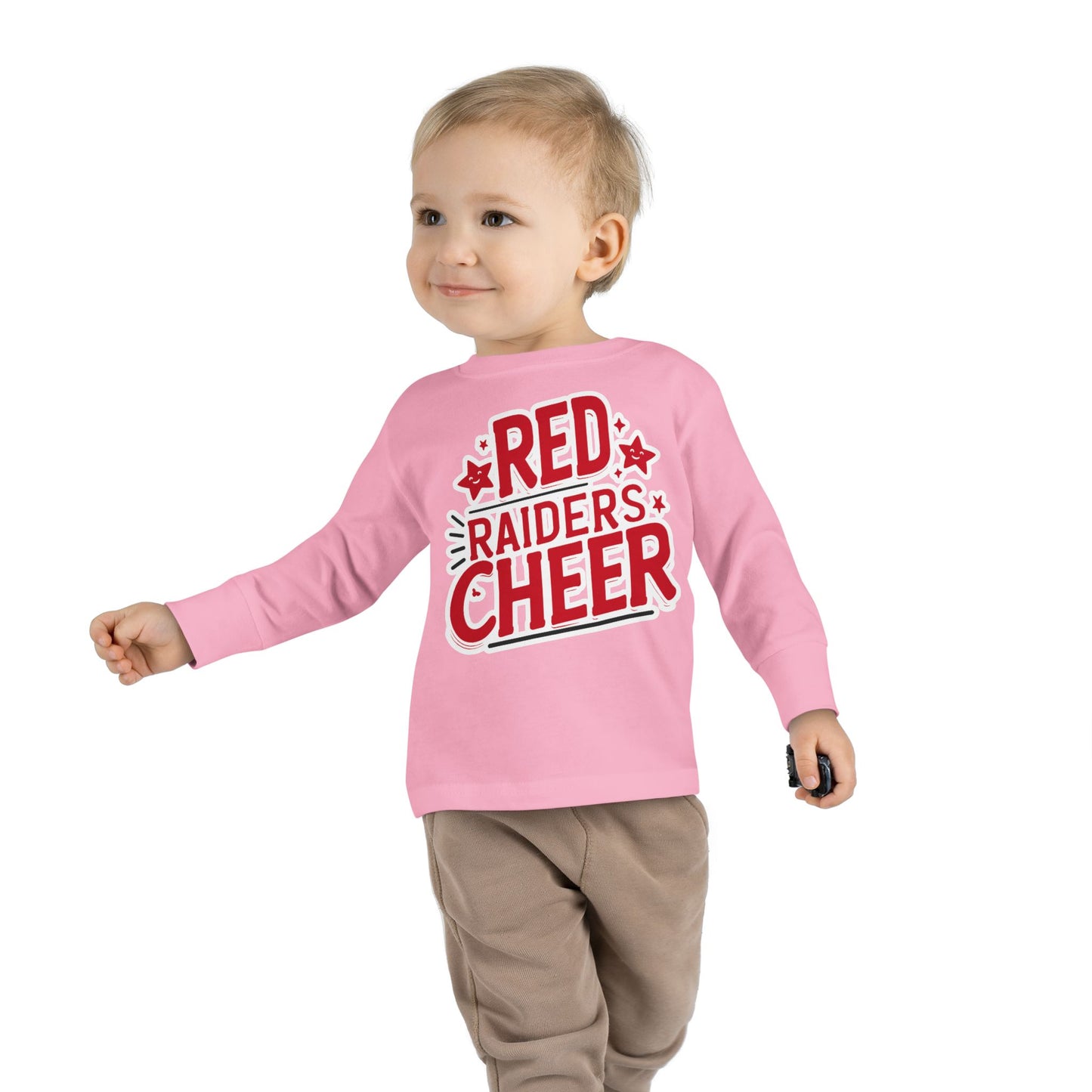 Toddler Long Sleeve Shirt \ Marion County Red Raiders Cheer \ MCC2