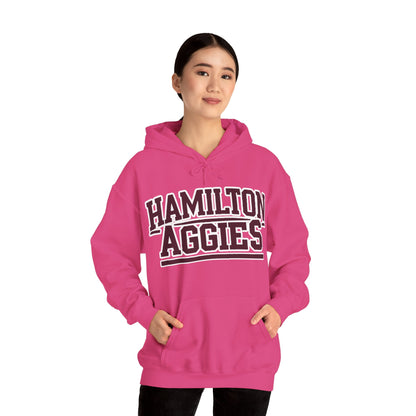 Adult Hoodie Sweatshirt \ Hamilton Aggies \ HA2