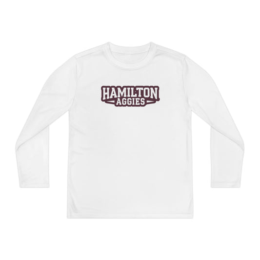 Youth Long Sleeve Tee \ Hamilton Aggies \ HA3