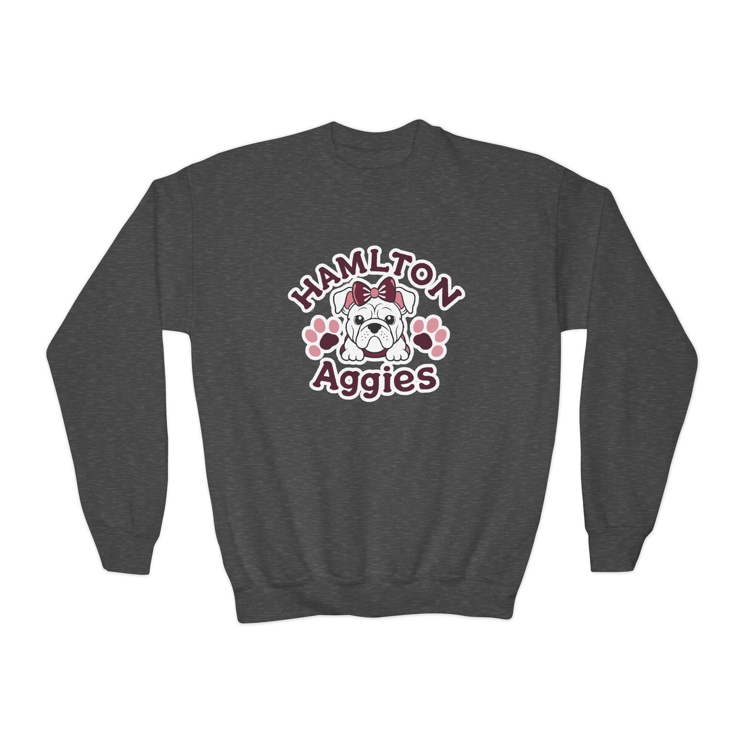 Youth Crewneck Sweatshirt \ Hamilton Aggies \ HAG3