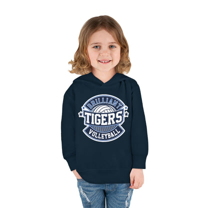 Toddler Hoodie Sweatshirt \ Brilliant Tigers Volleyball \ BTV1