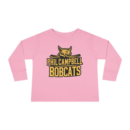 Toddler Long Sleeve Tee \ Phil Campbell Bobcats \ PCB2
